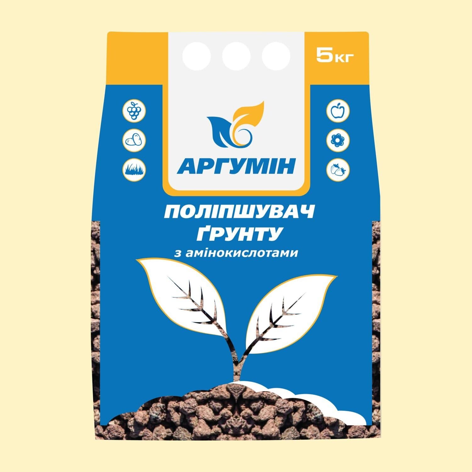 Аргумін поліпшувач грунту з амінокислотами