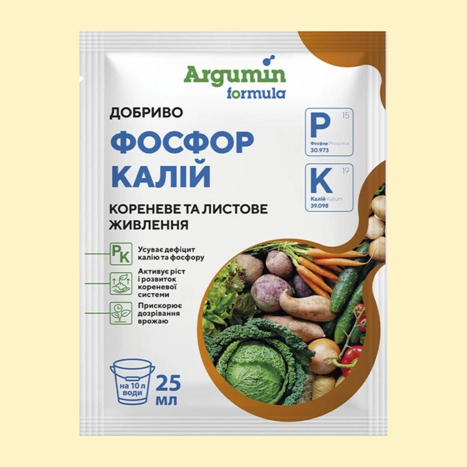 Аргумін Формула Калій