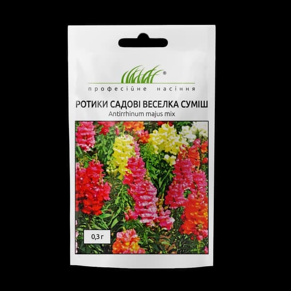 Однорічники Ротики садові Веселка суміш 2