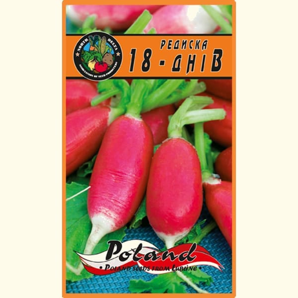 Редис 18 днів 2